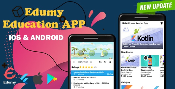 Edumy – Education App, Quiz, Badge with Admin Panel