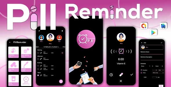 Pill Reminder and Medication Tracker – Medication Reminder – TakeYourPills – MedControl – Medicatio