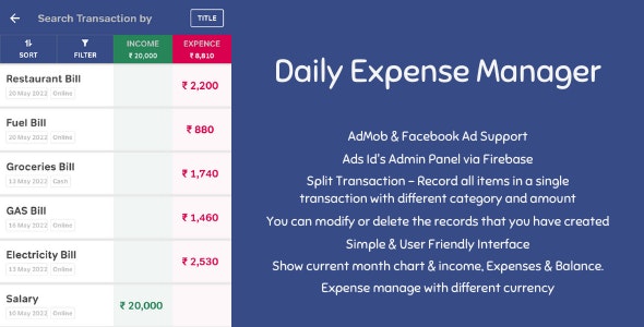 Daily Expense Manager