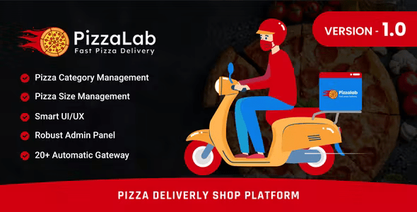 PizzaLab – Pizza Delivery Shop Platform 2.0