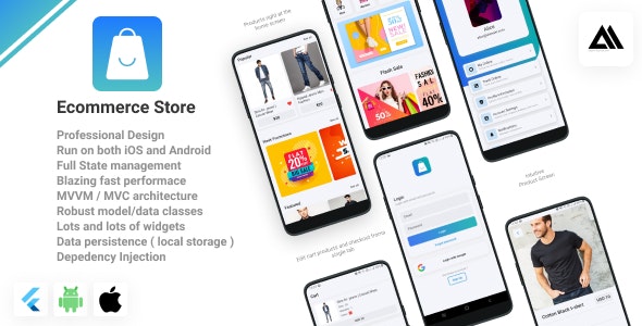 Ecommerce Store Mobile Application – Flutter Mobile Application