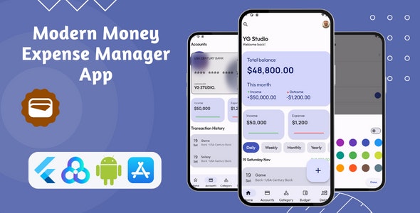 Takshal – Modern Money Manager App | Flutter  Hive | Android  iOS