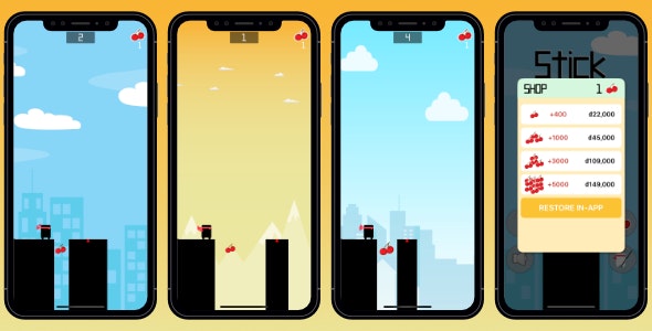 Stick Hero – iOS Game SpriteKit Swift 5