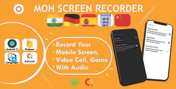 Moh Screen Recorder| Record games, phone Screen and Lot More