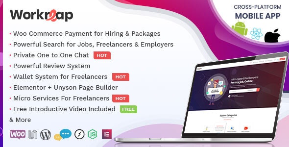 Workreap – Freelance Marketplace WordPress Theme  3.2.0