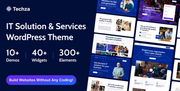 Techza – IT Solutions  Technology WordPress Theme