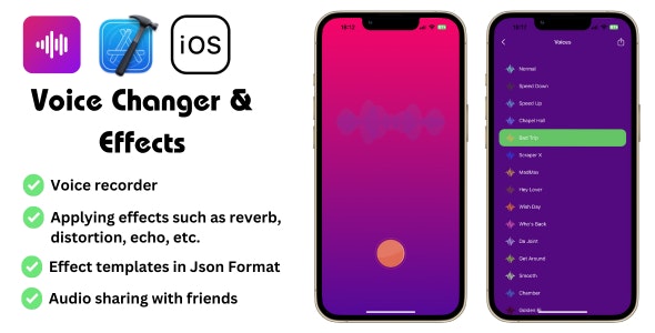 Voice Changer  Effects – iOS Swift