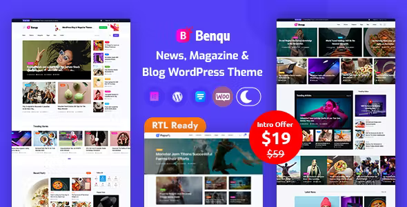 Benqu – News Magazine WordPress Theme 1.1.3