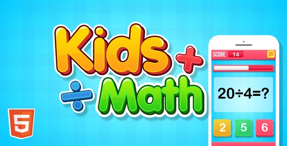 Kids Math – HTML5 Game