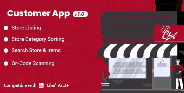 Customer App Pro Module for CHEF – SaaS – Contactless Multi-restaurant QR Menu Maker