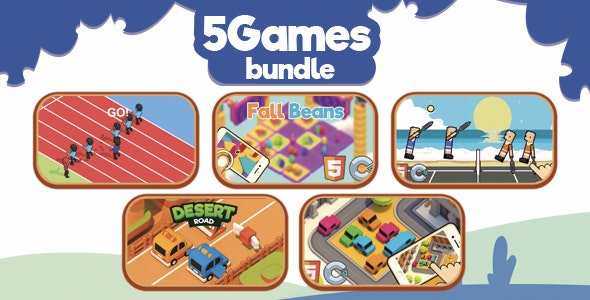 5 HTML5 Games Bundle – ( HTML5 | Construct 2-3 | Capx C3p )