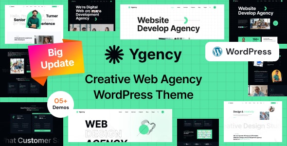 Ygency – Web Design Agency  WordPress Theme