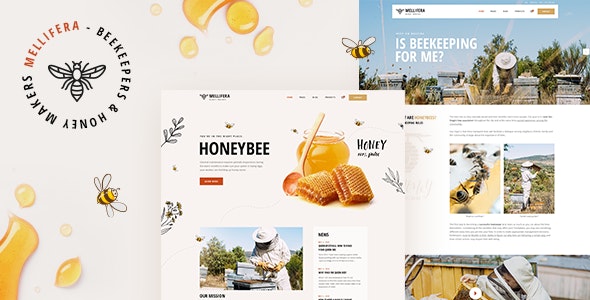 Mellifera – Beekeeping and Honey Shop Theme