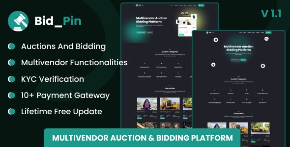 Bid_Pin – Multivendor Auction  Bidding Platform