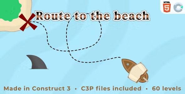 Route to the beach – HTML5 Casual Game