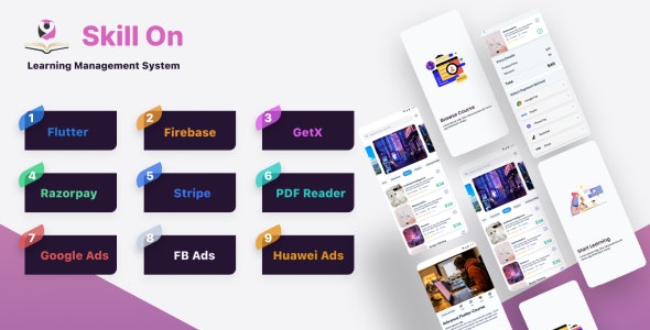 Skillon Online Course App – Flutter