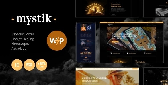 Mystik | Astrology  Esoteric Horoscope Fortune Telling WordPress Theme + RTL 1.2.6.1