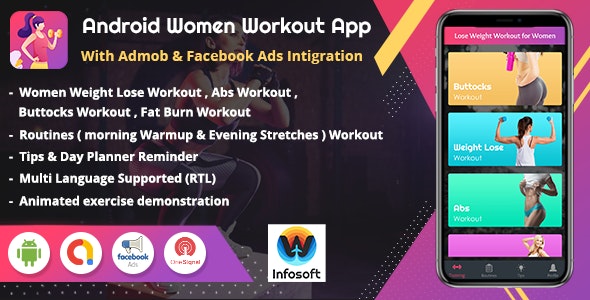 Android Women Workout at Home – Women Fitness app