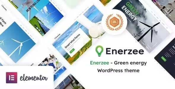 Enerzee – Renewable Energy WordPress Theme