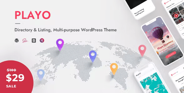 Playo – Directory & Listing, Multi-purpose WordPress Theme 1.0.4