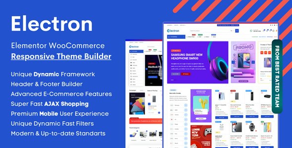 Electron – Elementor Electronics Store WooCommerce Theme