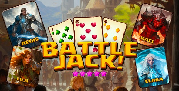 BATTLEJACK! 21 – HTML5 Game – Construct 3