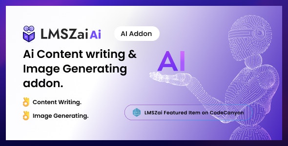 LMSzai AI – Ai Content writing  Image Generating addon.