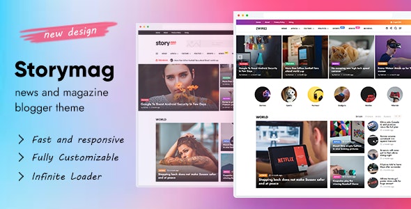 Story Mag – News Magazine Blogger Theme