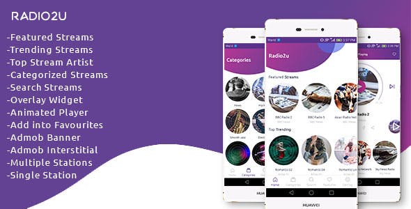 Radio2u – Multiple & Single Radio Station with Admin panel