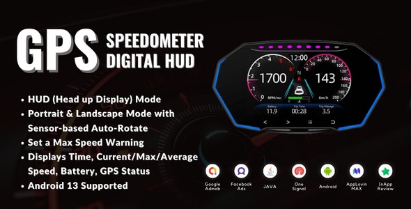 GPS Speedometer HUD Dashboard android