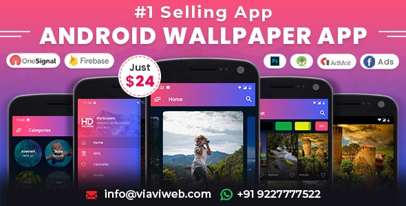 Android Wallpapers App (HD, Full HD, 4K, Ultra HD Wallpapers)