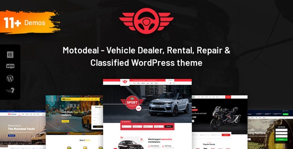 Motodeal – Car Dealer  Classified WordPress Theme