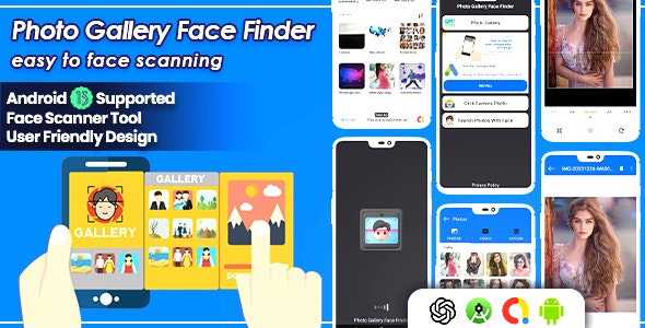 Photo Gallery Face Finder , Gallery Face Recognition Pro, Face Scanner