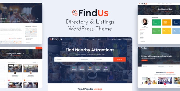 Findus – Directory Listing WordPress Theme 1.1.53