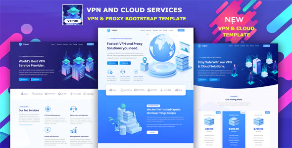 Vepon – VPN  Cloud Services Bootstrap Template