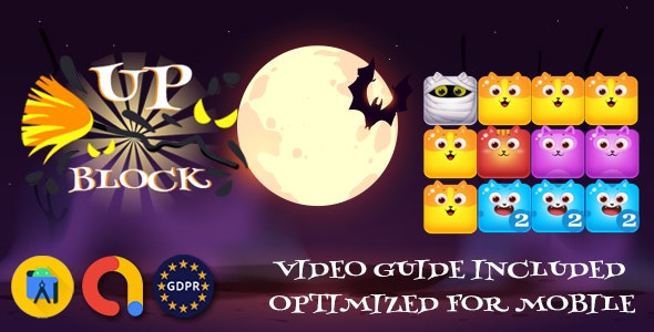 halloween Up block (Android Atudio + Admob)