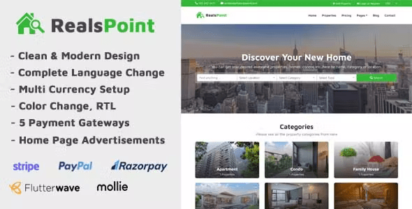 RealsPoint – Real Estate Property Listing Platform 1.5