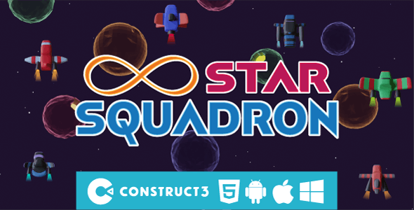 Infinity Star Squadron – HTML5 Mobile Game