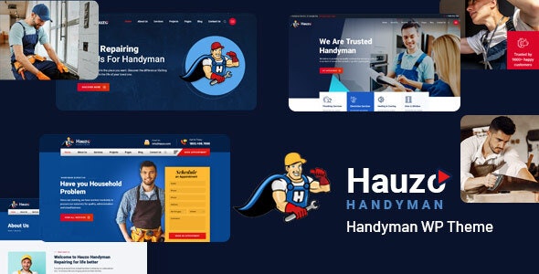 Hauzo – Handyman And Plumber WordPress Theme