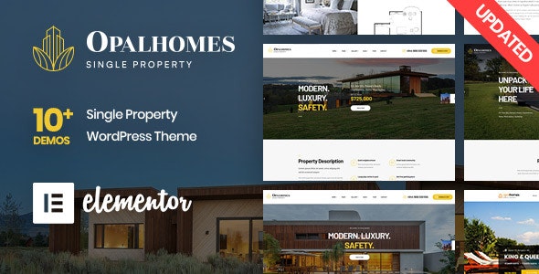 Opalhomes – Single Property  WordPress Theme