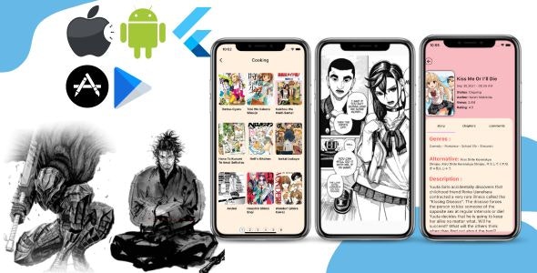 MangaHube: A cross-platform app built with Flutter utilizing web scraping.