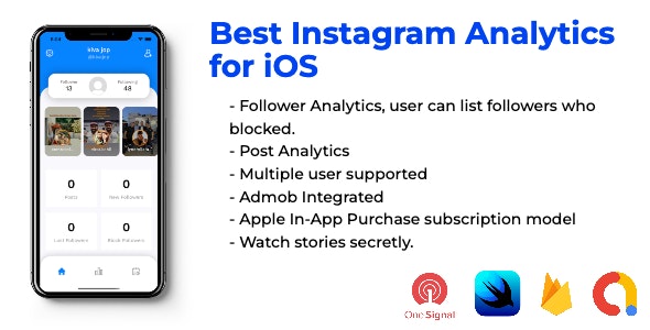 Follower Analytics for Instagram, iOS