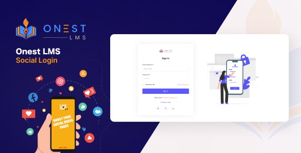 Onest LMS – SocialLogin Addon – Simplify User Authentication with Social     Media Integration