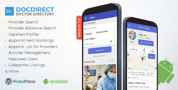 DocDirect App – Doctor Directory Android Native App