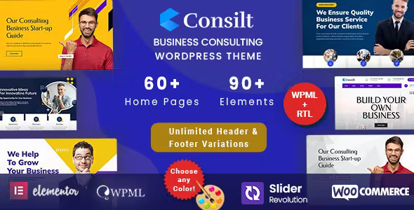 Consilt – Business Consulting WordPress