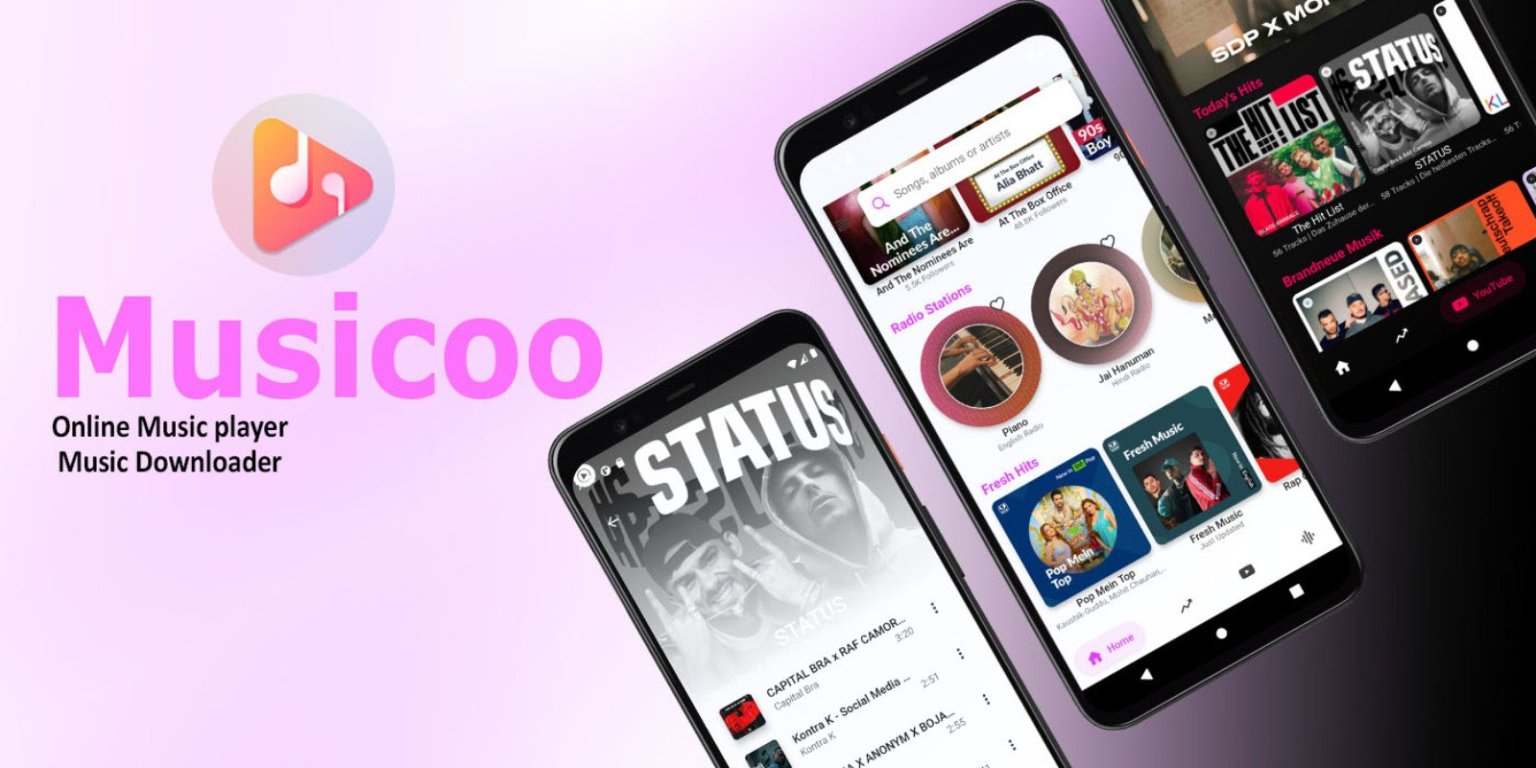 Musicoo – Online Music Streaming Flutter App