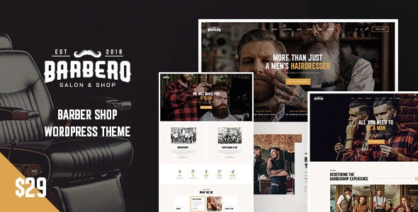 Barbero – Hair Salon WordPress Theme