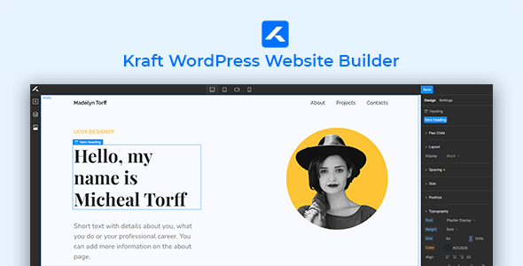 Kraft – WordPress Website Builder