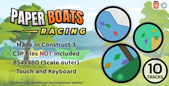 Paper Boats Racing – HTML5 Racing game