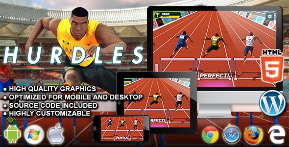 Hurdles – HTML5 Sport Game